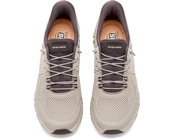 Кроссовки SKECHERS Stargaze Hands Free Slip Ins с геометрией Glide Step и сетчатым верхом