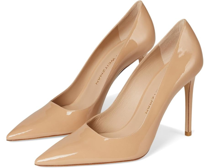 Туфли Stuart Power 100 на шпильке с глянцевым верхом от Stuart Weitzman
