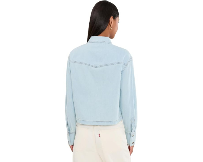 Рубашка Aubrey Long Sleeve Button Down от KUT from the Kloth с длинным рукавом
