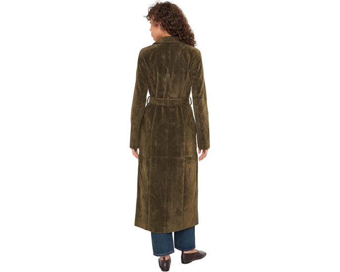 Длинное пальто Joe's Jeans The Suede Long Coat из эко-замши