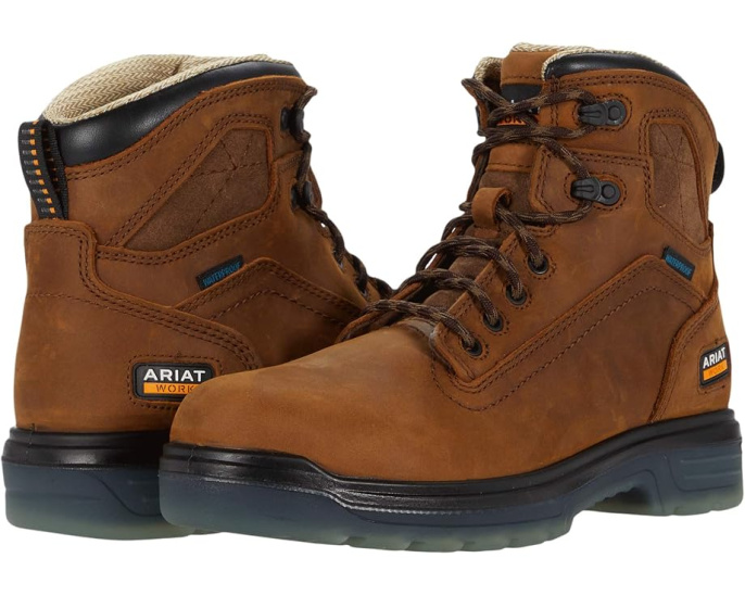 Непромокаемые ботинки Turbo 6 дюймов с мягким носком Ariat Work