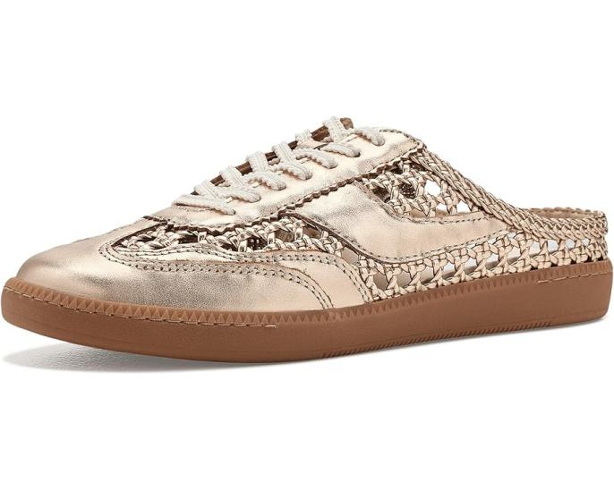 Слипоны Dolce Vita Notice Slide Woven с плетеным верхом из кожи