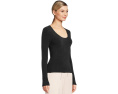Топ Cozychic Ultra Lite Ribbed Scallop с круглым вырезом от Barefoot Dreams