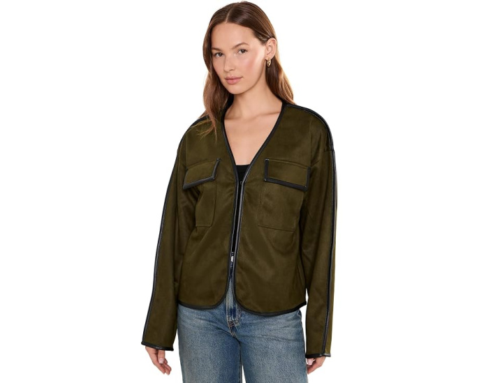 Relaxed Open Front Jacket