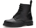 Ботинки Dr. Martens 1460 Croco с тиснением под крокодила на платформе