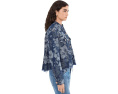 Джинсовая куртка Liverpool Los Angeles Jacquard с жаккардовым узором цвета Lapis Grove