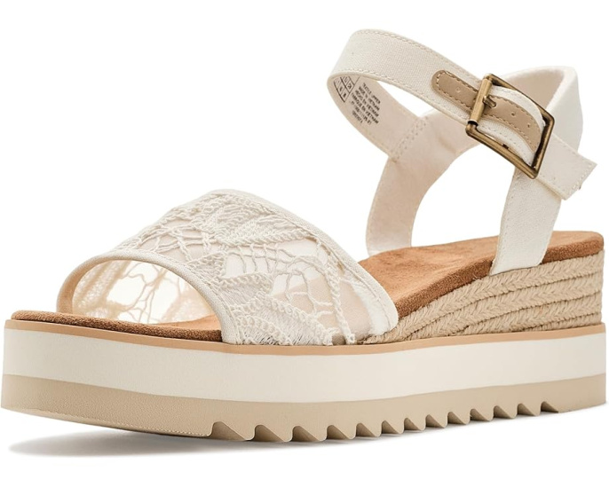 Босоножки TOMS Diana на платформе с ремешком на щиколотке
