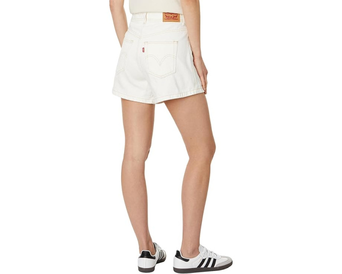 Шорты Levi's HW Mom с контрастной строчкой высокие