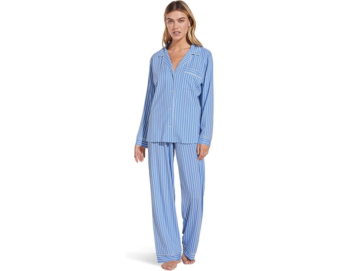 Eberjey Длинный комплект пижамы Gisele Printed из вискозы