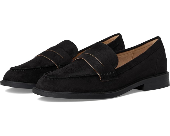 Лоферы Journee Collection Brooks на устойчивом каблуке с круглым носком