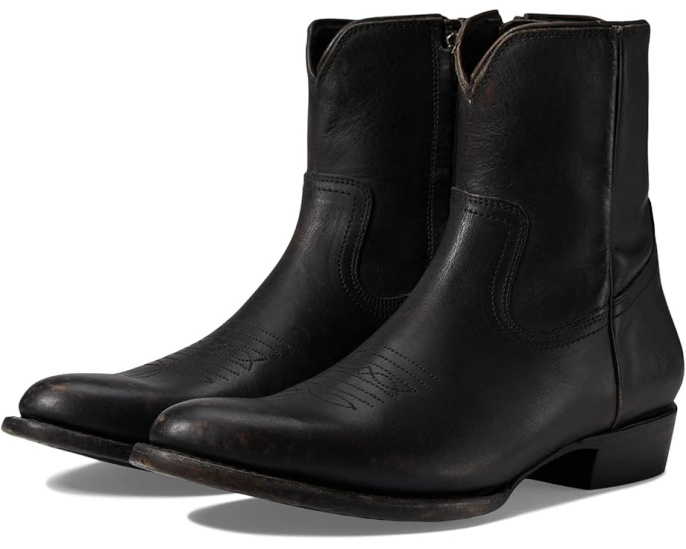 Ботинки Frye Austin Inside Zip с боковой молнией и кожаной подкладкой