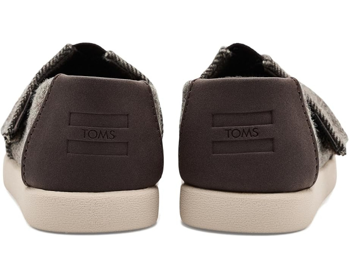 Детские туфли TOMS Alpargata темно коричневые