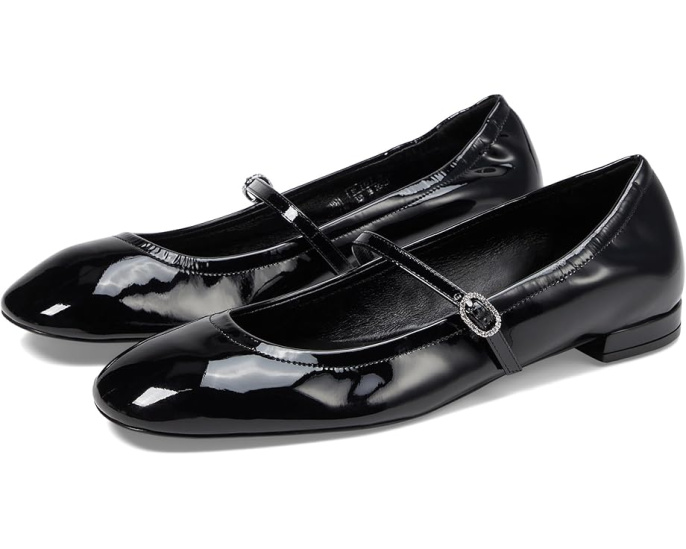 Балетки Claris с мерцающей пряжкой Stuart Weitzman