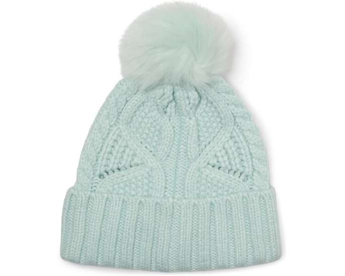 Шапка UGG Cable Beanie с помпоном и косой вязкой