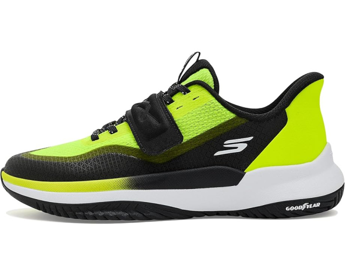 Кроссовки SKECHERS Viper Court Elite 2.0 с эластичными шнурками и липучкой