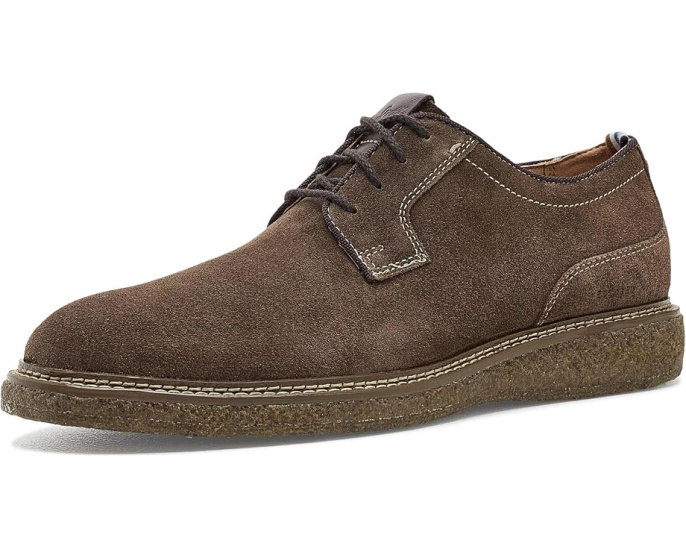 Туфли Clint Plain Toe из замши от Johnston и Murphy