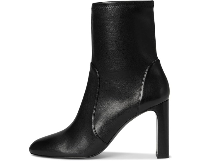 Ботильоны Babette 85 на устойчивом каблуке из мягкой овечьей кожи Stuart Weitzman