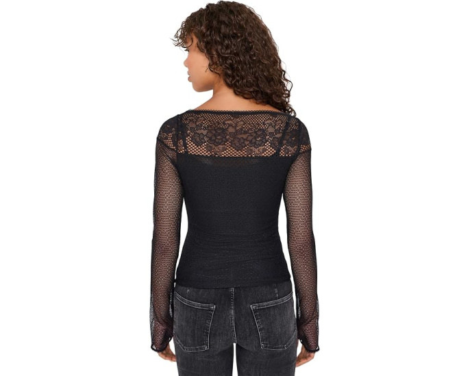 Free People топ Night Mode Layering с длинным рукавом