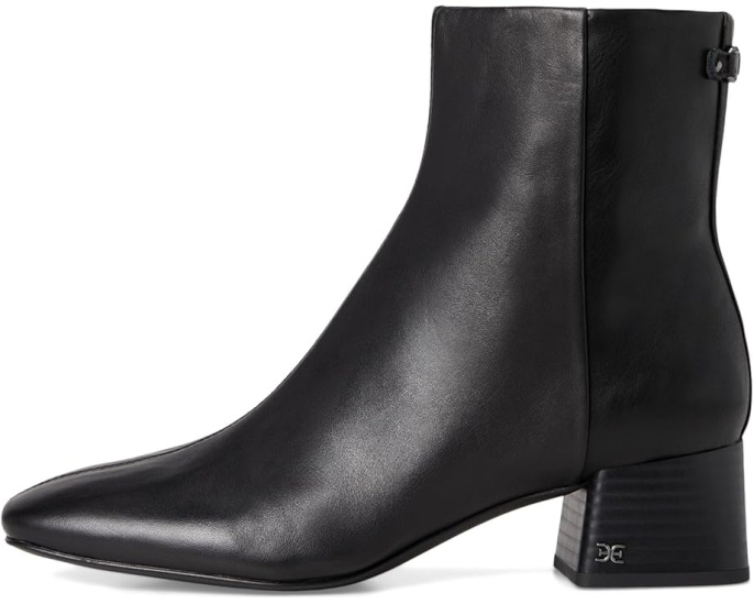 Ботильоны Sam Edelman Paige с квадратным носком и молнией сбоку