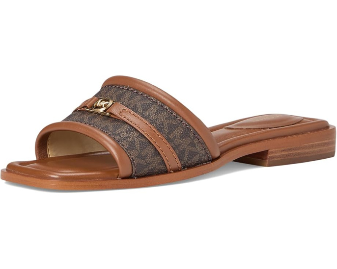 Сланцы Mandy Slide Sandal MICHAEL Michael Kors с декоративным элементом MK