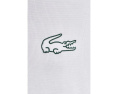 Халат Lacoste из вафельной ткани с вышитым крокодилом