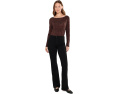 Long Sleeve Boatneck Knit Top