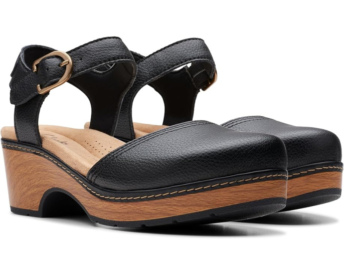 Сандалии Clarks Paizlee Bay на платформе с ремешком и пряжкой на щиколотке
