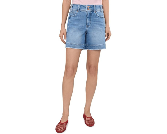 NYDJ шорты Berkyn Relaxed Denim Fray Hem