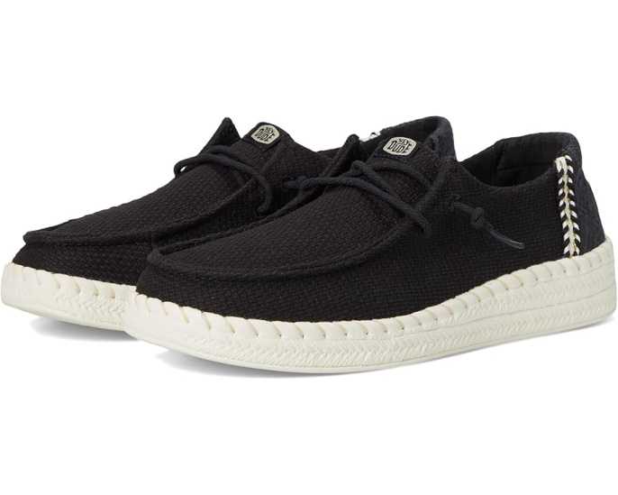 Эспадрильи Hey Dude Wendy Espadrille Woven с плетеным верхом и пробковой стелькой