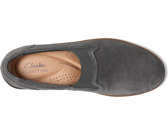 Clarks Zylah Sky балетки на платформе с текстильным верхом