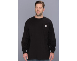 Carhartt футболка с длинным рукавом и карманом Big & Tall