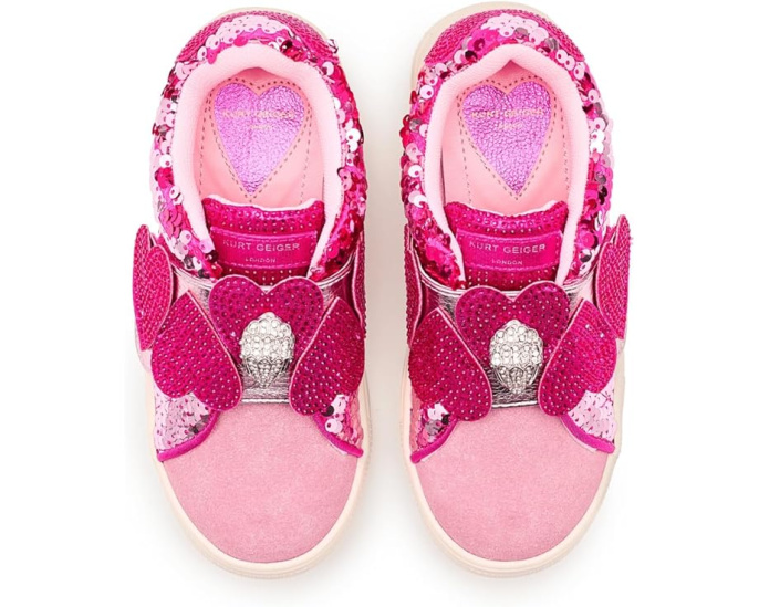 Детские слипоны Kurt Geiger London Mini Laney Heart Strap с ремешком для детей