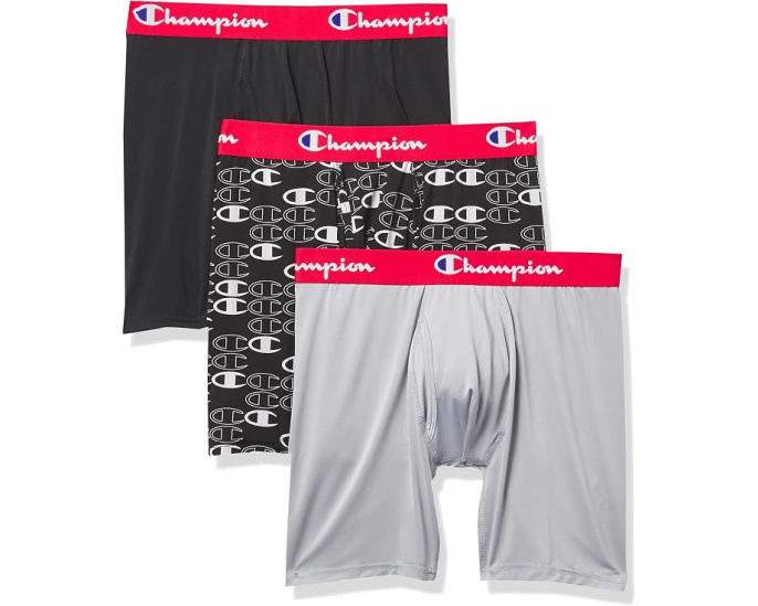 Champion трусы боксеры легкие дышащие 3 шт