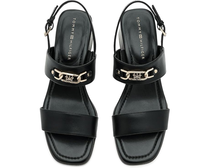 Босоножки Tommy Hilfiger Mhena на каблуке с цепочкой