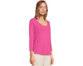 Tommy Bahama Ashby Isles Rib топ с круглым вырезом и 3/4 рукава