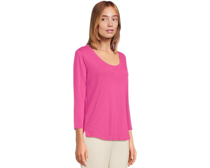 Tommy Bahama Ashby Isles Rib топ с круглым вырезом и 3/4 рукава