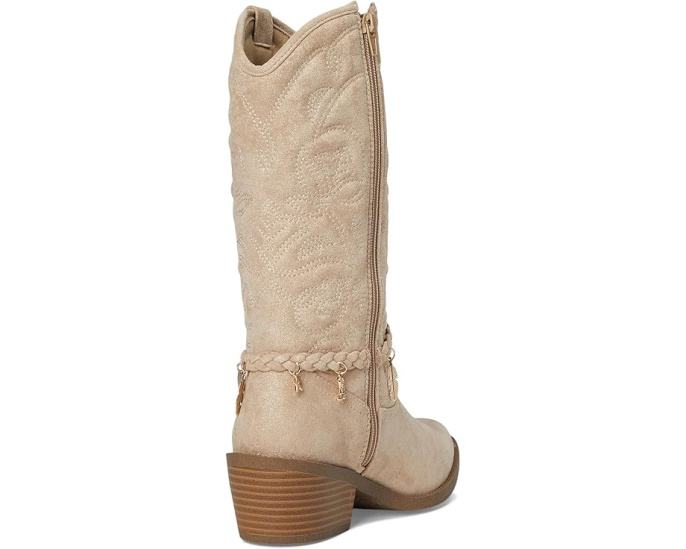 Ботинки Steve Madden Kids Leana до колена в ковбойском стиле с вышивкой