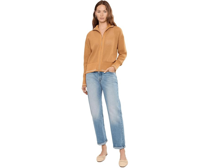 Свитер Varley Ina Zip Through Knit с застежкой молнией