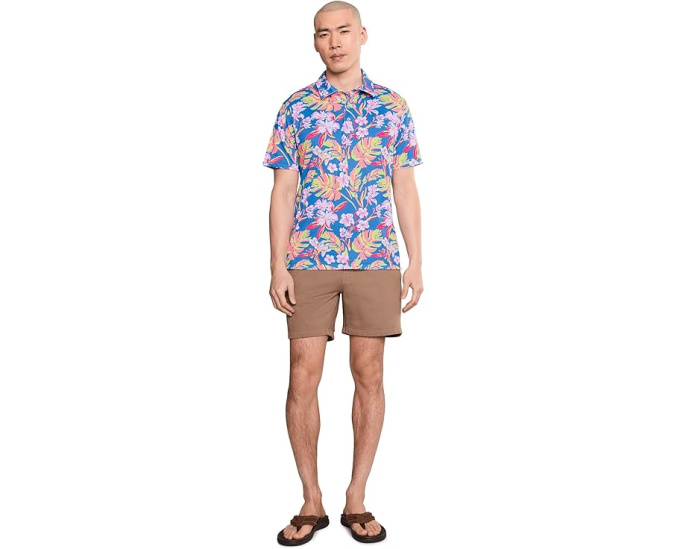 Поло Chubbies The Garden Glow из дышащей ткани с UPF 50+