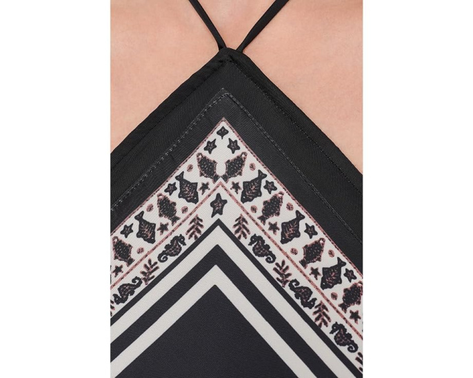 Платье миди Free People Citrine принтом цветов