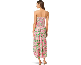 Кардиган-накидка макси Lilly Pulitzer Anali с верхом на резинке и ярусами