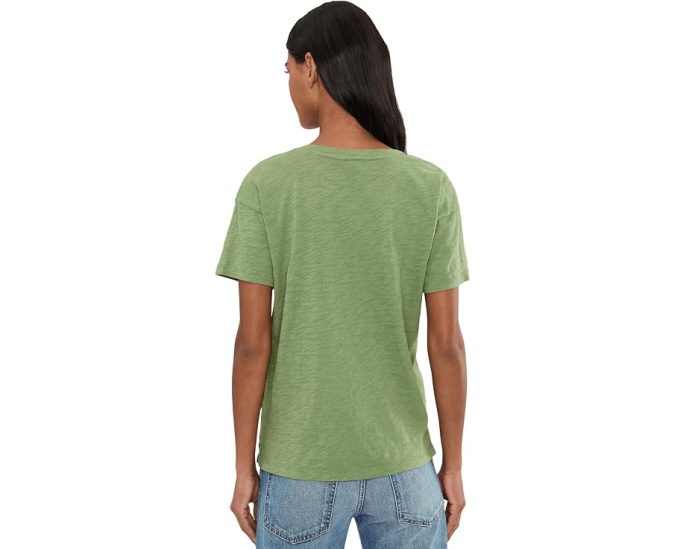 Футболка Mod-o-doc Short Sleeve V-Neck Boxy Tee с V-образным вырезом