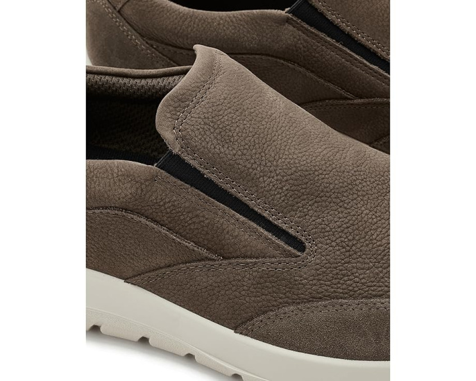 ECCO туфли-слипоны City Stride Slip On темного глиняного цвета