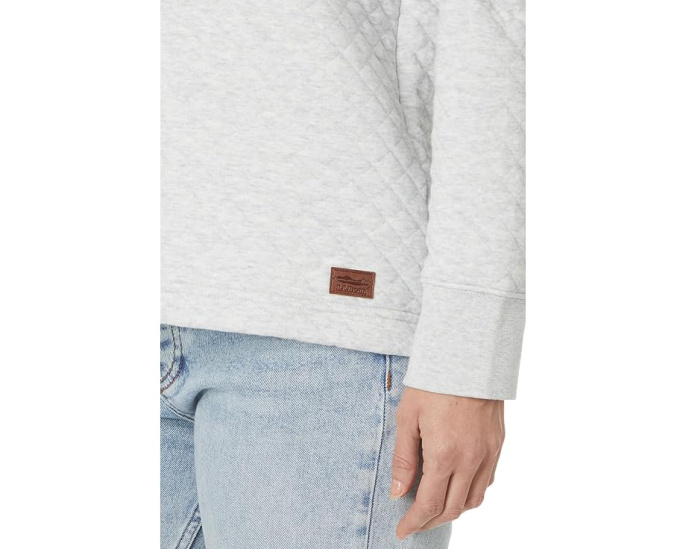 L.L.Bean Свитшот Quilted с круглой горловиной и стеганым узором