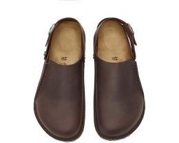 Кломпы Birkenstock Lutry 365 из промасленной кожи с регулировкой
