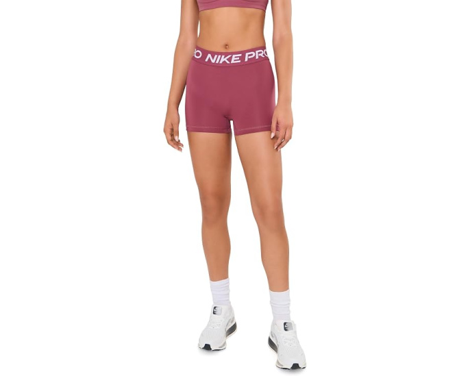 Велосипедки Nike Pro Mid-Rise 3 дюйма с принтом