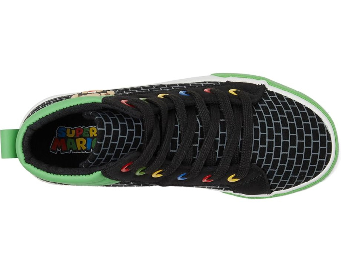 Кроссовки Ground Up Super Mario High Top для детей с принтом
