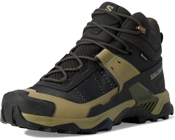 Трекинговые ботинки Salomon X Ultra 5 Mid GTX с технологией Advanced Chassis