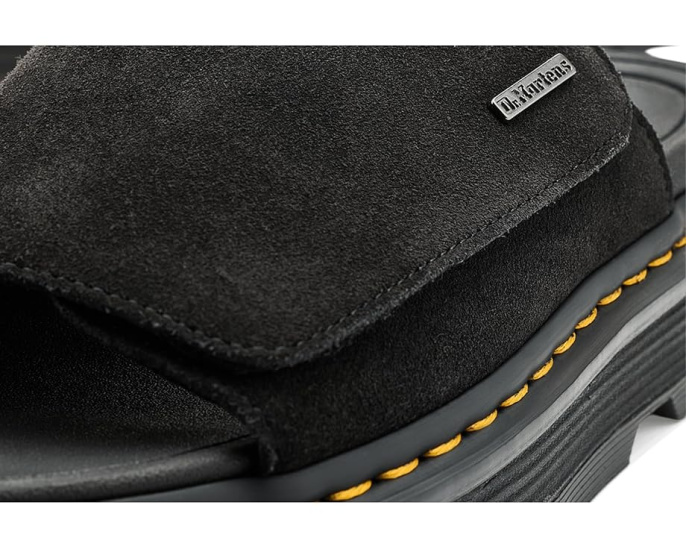 Сланцы Dr. Martens Zebzag из замши EH с липучкой