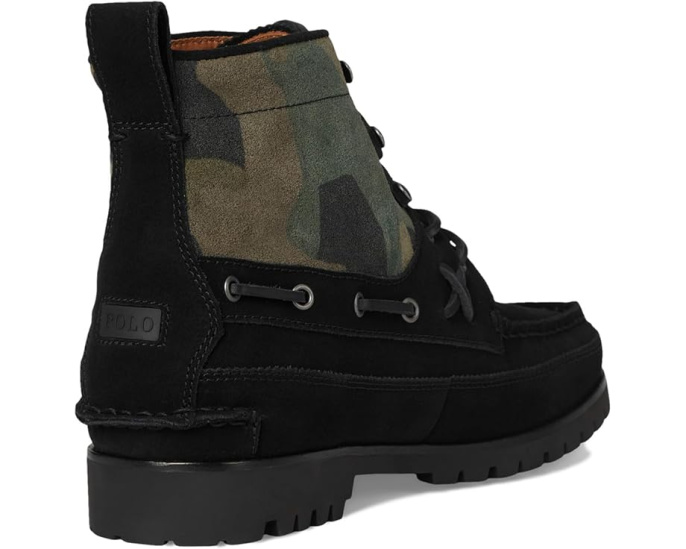 Ботинки Ranger Mid Camo Suede Boot Polo Ralph Lauren с камуфляжем и замшей